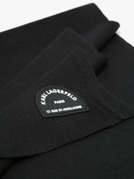 Sjaal Karl lagerfeld Zwart rsg A4W33113 ander zicht 1